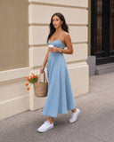 Robe fourreau , encolure en U, sans manches, couleur unie, longue