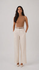 Vidéo détaillée du pantalon large taille haute Farah Styles